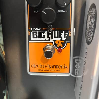 Electro-Harmonix Op Amp Big Muff Pi Reissue 2017 - Present - Black/Orange image 1