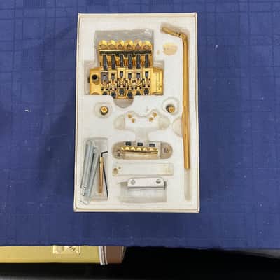 Used WD Music Products KKT-3 Locking Tremolo System Gold in Original Box image 2
