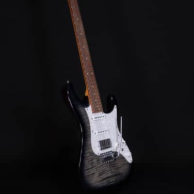 Ibanez AZ22S1F Flame top Electric, Transparent Black Sunburst image 8