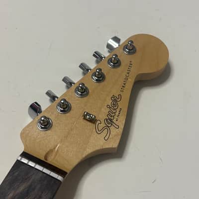 Fender Squier Stratocaster neck loaded maple rosewood neck tuners image 5