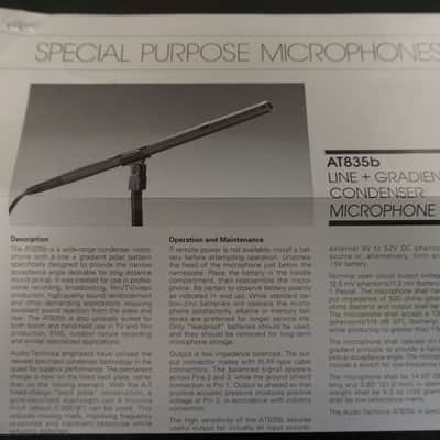 Audio-Technica AT835b Condenser Shotgun Microphone image 7