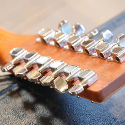 Vintage! 1980’s Simon & Patrick Luthier W.C. Natural Satin 12-String Acoustic/ Electric Guitar + Case image 19