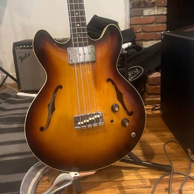 Epiphone Eb 232 Rivoli Mid 60's - Sunburst image 2