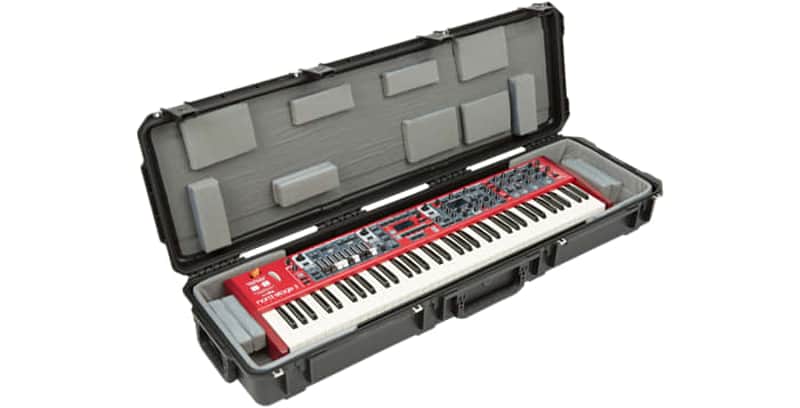 SKB 3i-5014-TKBD Watertight Injection Molded 76 Note Keyboard Case with Wheels image 1