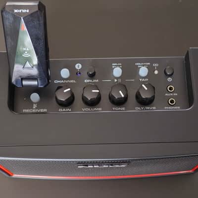 NuX Mighty Air 4-Watt 2x2" Stereo Bluetooth Guitar Combo 2020s - Black image 2