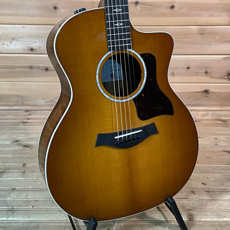 Taylor 214ce-K DLX Special Edition Acoustic Guitar DEMO - Honeyburst image 1