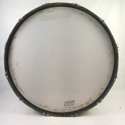 Ludwig 14x28"Virgin 6Ply Maple White Cortex Concert Bass Drum 12Lugs Marching70s image 6