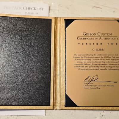 Gibson #1 of 500 50th Anniversary 1960 Les Paul Version 2 image 17