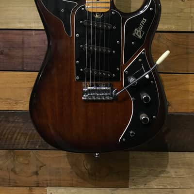 Burns Marvin in Brown Sunburst 1980s image 7
