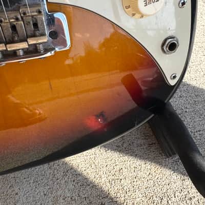 Squier Bullet S-3T 1983 - 1984 - Brown Sunburst image 5