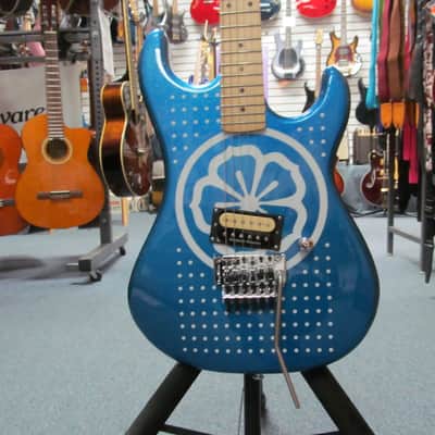 Kramer Baretta Custom Graphics 2021 - White Lotus Candy Blue *FREE SHIPPING image 1