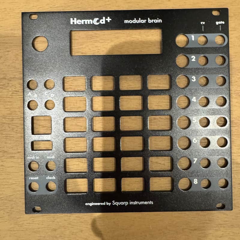 2025 Squarp Instruments Hermod+ Faceplate Black