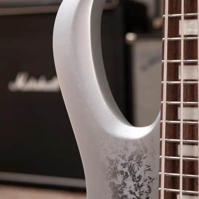 Ibanez BTB25TH5SLM 5-String Bass Guitar - Silver Blizzard Matte image 14