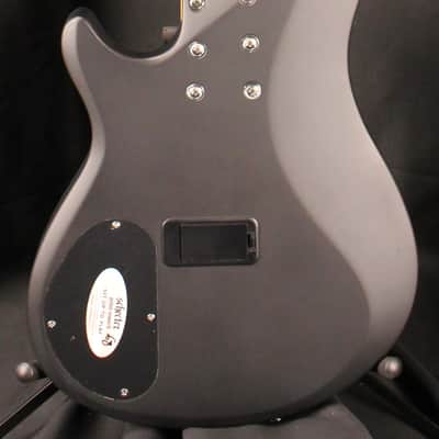 Schecter C-5 Deluxe 5 String Electric Bass Satin Black image 3