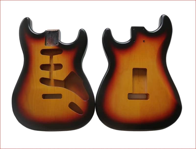 Brio Strat Style Body Poly Gloss 2pc Alder Vintage Sunburst image 1