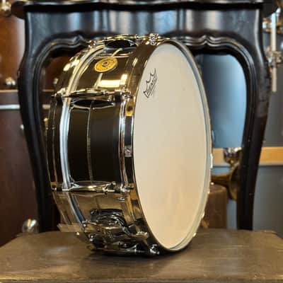 USED Gretsch 5x14 USA Custom Chrome over Brass Snare Drum image 5