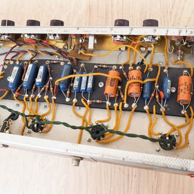 1963 Fender Deluxe Brownface Vintage Pre-CBS Tube Guitar Amp 1x12 w/ Oxford 12K5 image 13