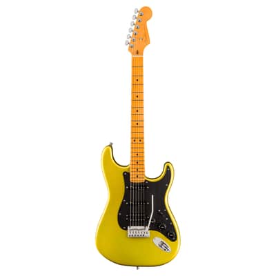Used Fender American Ultra II Stratocaster HSS - Solar Flare w/Maple FB image 2