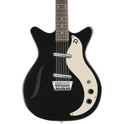 Danelectro 59 Vintage 12-String Electric Guitar - Black image 1