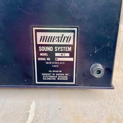 Vintage 1970's Maestro W-2 Woodwind Sound System For Repair-AS-IS image 11