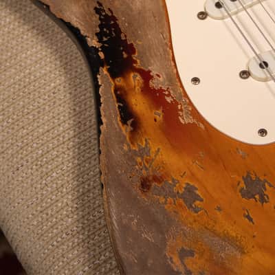 Xotic XSC-1 3 Tone Burst Electric Guitar - Super Heavy Aging - NAMM 2026 image 4