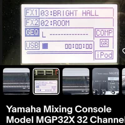 Yamaha MGP32X 32 Channel Analog Mixing Console 2017 - Present - Black image 3