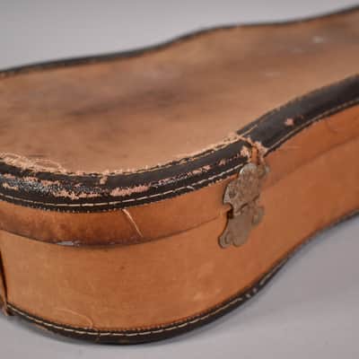 c. 1950's Geib Soprano Ukulele Soft Shell Case Brown image 7