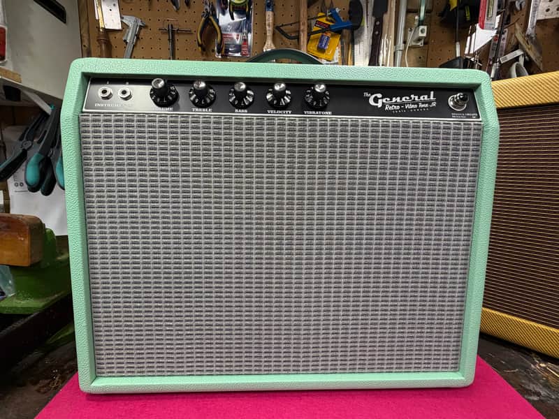 GVT  Vibro Tone JR Handwired NOS Guitar amplifier blackface 1964 / Surf Green Vibro champ  AA764 image 1