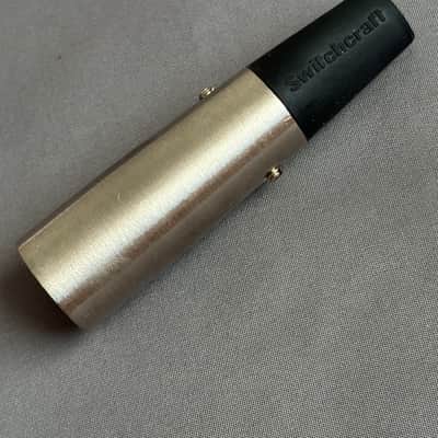1970s Vintage USA Made Switchcraft A3M Series 3 Pin XLR Female Mic Cable End Connector image 1