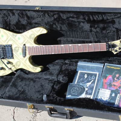 1988 ESP USA Custom Shop Mirage Deluxe Finished With Real $5 Dollar Bills Guitar Super Rare - OHSC image 2