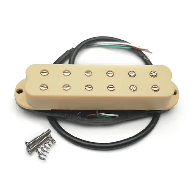 1 Set Guitar Strat Style Mini Humbucker Pickups, 12 Poles image 1