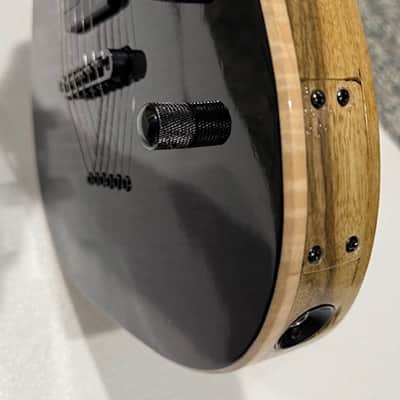 custom built Ibanez style guitar Ibanez/ESP E 2025 - Black nitro image 13