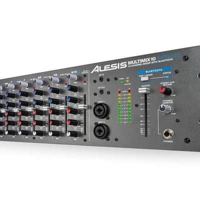Alesis MULTIMIX10-WIRELESS 10-Channel Rackmount Mixer with Articulating Bluetooth Antenna image 3