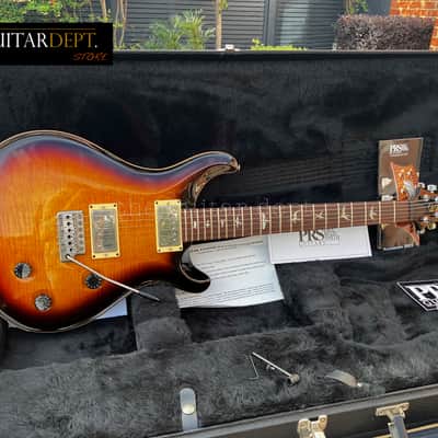♚ MINT ♚ 2007 PRS Custom 22 * 10 Top ♚ TOBACCO SUNBURST ♚ TREM ♚ AAA ♚ BIRDS♚ 7.8 LBS ♚ Dragon II♚24 image 22