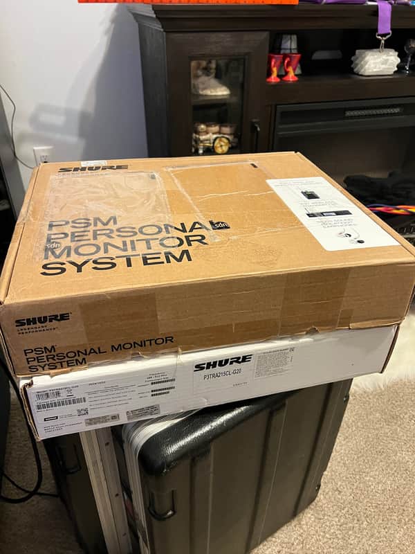 2 x Shure PSM300/P3RA G20 Band - Black image 1