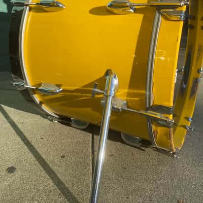 RARE! Gretsch Tony Williams Lifetime Yellow Drum Set in TWYL Yellow Lacquer image 8