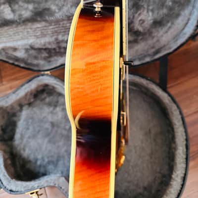 2003 MIK Epiphone Joe Pass Emperor II – Unsung Korea – Vintage Sunburst – OHSC image 8