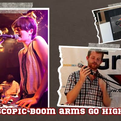 GRIFFIN Microphone Stand (StageLOCK Series) with Telescoping Boom Arm & Mic Clip – Tripod Leg Base, Collapsible Arm for Studio, DJ, Karaoke Use image 9