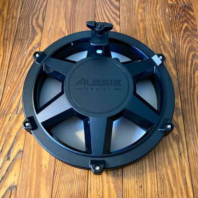 Alesis 10" Mesh Snare Drum Pad NEW White/Red Dual Zone Nitro Max Pad image 2