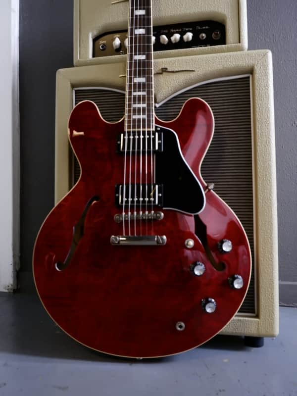 Gibson ES-335 Block 2020 - Present - Figured Sixties Cherry image 1