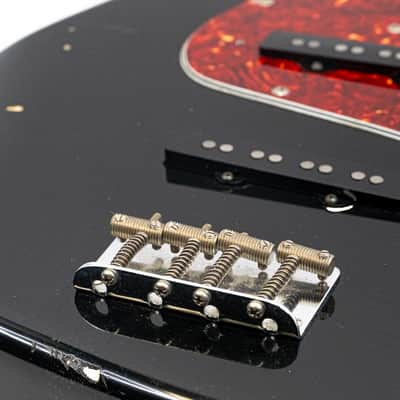 1964 Fender J Bass Pre-CBS Loaded Body with Pickups – Black Vintage Bass Guitar image 16