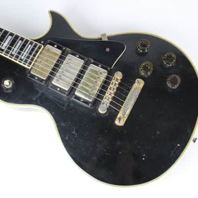 1979 Vintage Gibson Les Paul Custom 3-Pickup "Black Beauty" All Original Ebony 1970's OHSC Manual image 10