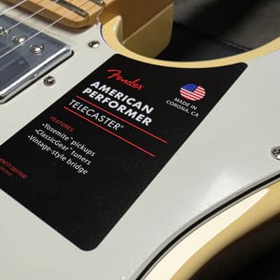 Fender American Telecaster BRAND NEW 75TH ANNIVERSARY Vintage White Custom Deluxe Performer SH Double Tap USA Push/Pull Humbucker HS Tele Pro Guitar image 5