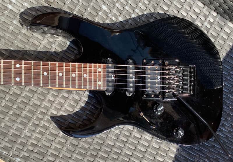 Ibanez RG 560 LeftHand JAPAN left handed lefty black 90's | Reverb