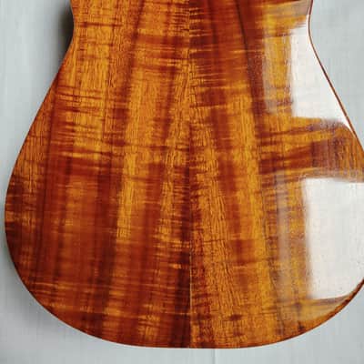 1998 G String Tenor Ukulele Hawaii Derek Shimizu Solid Koa Slotted Head w/ Case image 3