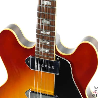 1968 Gibson ES-330 No F-Holes Employee Made Sunburst w/ OHSC image 11