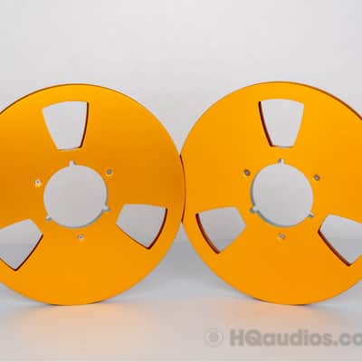Aluminum Empty Tape Reel for Reel To Reel Tape Recorder (Single)– 10.5 inch –Golden Color 1Yr WRT image 3