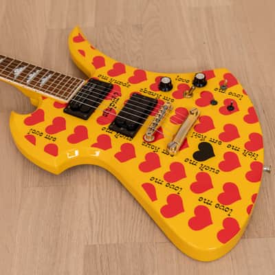 Burny Mockingbird MG-145S HY Hide X Electric Guitar Yellow | Reverb
