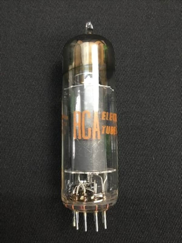 RCA 6CZ5 Black Plate Pentode Power AMPLIFIER VACUUM TUBE Tested USA 8.1389-D image 1