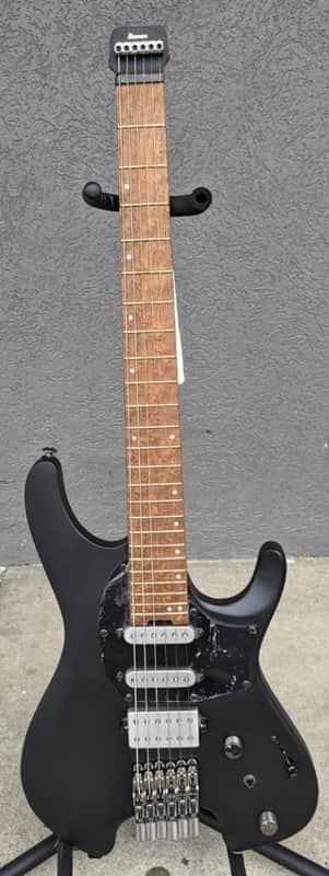 Mint Ibanez Q54BKF Quest Series Solid Body 6 String Electric Guitar - Flat Black image 1